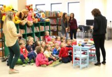 Chatka Misia w bibliotece