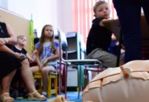 Głośnie czytanie w Filii nr 1, dzisiaj połączone z kursem pierwszej pomocy