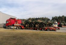 VI Kompanijny Moduł Ogniowy RAK wyruszył w Polskę