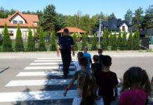 Spotkania z uczniami w ramach akcji „Bezpieczna droga do szkoły”