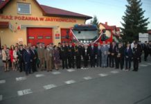 Uroczystość 105-lecia powstania OSP w Jastkowicach połączona z przekazanie nowego samochodu pożarniczego.