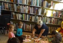 Malowanie na dywanie w Filii nr 3