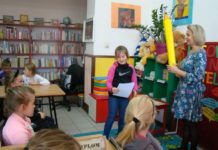 W Filii nr 1 – Pasowanie na Czytelnika uczniów klasy II b z PSP nr 3