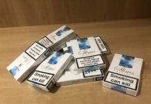 146 paczek papierosów bez akcyzy