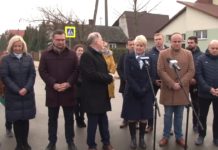 Otwarcie drogi w Pilchowie