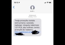 Uwaga na fałszywe sms od oszustów