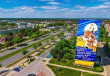 Powstanie mural z św. Janem Pawłem II