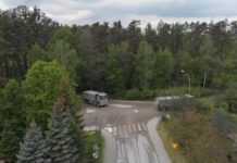 Pył i błoto na osiedlu Hutnik