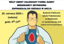 Już w sobotę możesz oddać krew w Zbydniowie