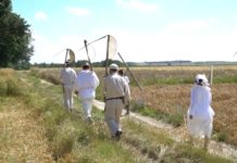 Prace na roli w wykonaniu Jastkowickiego Stowarzyszenia Kulturalno-Historycznego „Dziedzictwo i Pamięć”