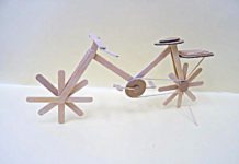 Afrykańskie inspiracje – rower z drewnianych patyków