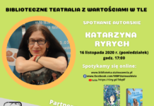 Spotkanie autorskie z Katarzyną Ryrych – online