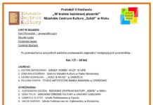 II Festiwal ,,W KRAINIE BAŚNIOWEJ PIOSENKI’’ Nisko 2020