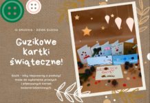Guzikowe kartki świąteczne