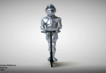 Tarcza rycerska – …odkurzamy biblioteczne półki