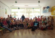 Policjanci z wizytą u przedszkolaków