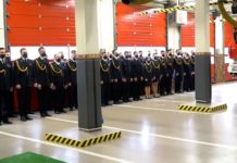 Uroczysty apel z okazji powołania Szczepana Kozioła na komendanta powiatowego
