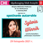 Spotkanie autorskie z Sylwią Winnik