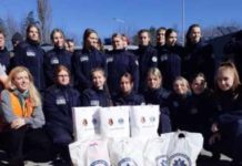 Policyjna maskotka odwiedziła dzieci z Ukrainy