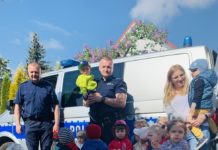 Dzielnicowi z wizytą w Żłobku Miejskim