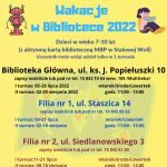 Wkrótce startują zapisy na wakacje w bibliotece