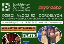 Nabór na zajęcia artystyczne 2022/2023