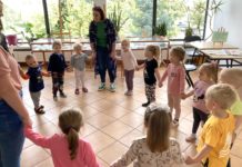 Przedszkolaki w Filii nr 2