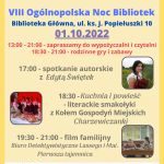 Pysznie, literacko i filmowo na Nocy Bibliotek 2022