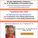 Kim jest superbohater? – warsztaty dla uczniów
