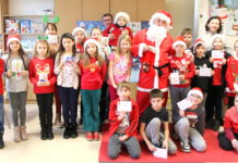 Świąteczne kartki i niespodziewany gość