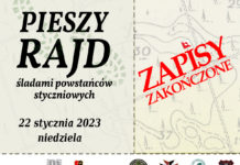 Pieszy Rajd śladami powstańców styczniowych – ZAPISY ZAKOŃCZONE
