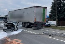 Zdarzenie drogowe w Nisku