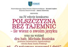 Język polski w roli głównej – konkurs i wykład prof. dra hab. Michała Rusinka