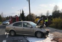 Wypadek w miejscowości Lipa