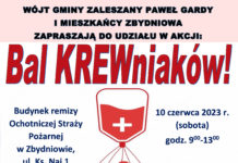 Już 10 czerwca zbiórka krwi w Zbydniowie