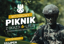W niedzielę Piknik Wojskowy z okazji 6-lecia 3 Podkarpackiej Brygady OT