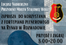 Plenerowy fortepian na Rynku w Rozwadowie