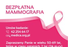 Bezpłatne badania mammograficzne