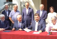 Podpisanie umowy na budowę nowego mostu na Sanie w Bielinach