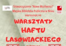 Weź udział w warsztatach haftu w MBP w Nisku