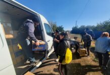 Myśliwi z pomocą humanitarną dla New Yorku na Ukrainie