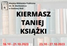Dwa kiermasze z tanimi książkami