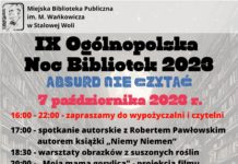 Już w sobotę Noc Bibliotek