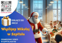 Tylko do jutra trwa zbiórka w ramach akcji “Wigilijny Mikołaj w Szpitalu”
