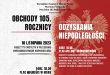 Zapraszamy do Niska na obchody 105. Rocznicy Odzyskania Niepodległości