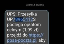 Uważaj na smsy o rzekomych dopłatach do przesyłek