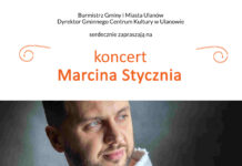 W niedzielę koncert Marcina Stycznia