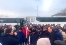 Stalowowolanie udali się do Warszawy na protest