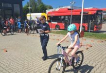 Egzamin na kartę rowerową ze stalowowolską policją