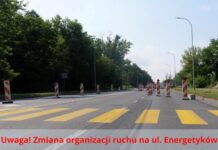 Uwaga! Utrudnienia drogowe na ul. Spacerowej i ul. Energetyków